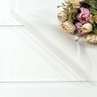 Плёнка в листах 57*57 (20 шт.) матовая с цветной рамкой 50мкм Белый 1/60 Арт: 1632/2