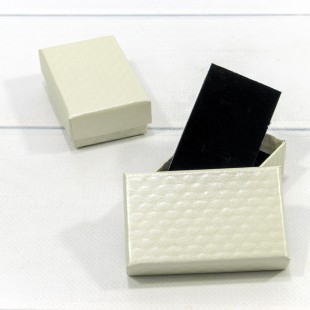 Коробка Прямоугольная 8*5*2,5 "Ромбики-2" Бежевый 1/24 1/360 Арт: 62785/3