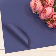 Плёнка в листах 55*55 (20 шт.) матовая "Корейская" 65мкм Синий-6104 1/60 Арт: 1698/6104