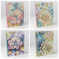 Пакет подарочный с 3D аппликацией "Цветы" (микс 257) 30*41,5*12 210г 1/20 1/80 Арт: 000257A