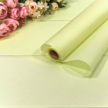 Плёнка 0,58*10м 280г матовая однотонная 55мкм Зелёно-бежевый 1/30 Арт: 1657/0131