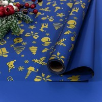 Плёнка для упаковки 1*10м "Новогодняя"-233 65мкм 1/20 Арт: 1723/3