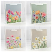 Пакет подарочный "Цветы" (микс 226) 26*32*10 210г 1/20 1/240 Арт: 000226C