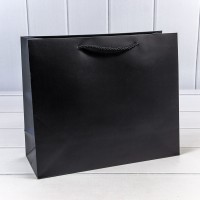 Пакет подарочный "Фактура-890" Чёрный 31*26*12 210г 1/20 1/240 Арт: 000890CA/2