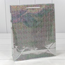 Пакет подарочный голография (микс) 26*32*10 128г 1/20 1/360 Арт: 000LC