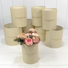 Коробки Цилиндр Набор 1/8 19,5*19 без крышки "The Rosemadam" Бежевый 1/6 Арт: 720835/176