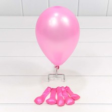 Шарики воздушные из латекса "Металлик" 5"/13см (100 шт.) 1г Розовый 1/100 Арт: 12600/12
