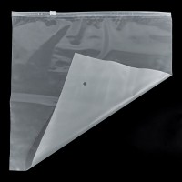 Пакет упаковочный с замком слайдер 15*20 (50 шт.) глянцевый/матовый с отверстием 140мкм 1/50 Арт: 4060-1520
