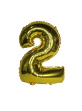 Шар миларовый Цифра Золото 45*30 1/50 1/2500 Арт: 000300-1