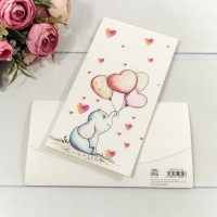 Конверт подарочный 16,5*9см 236 1/10 1/250 Арт: 003004/236