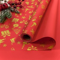 Плёнка для упаковки 1*10м "Новогодняя"-231 65мкм 1/20 Арт: 1723/1