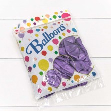 Шарики воздушные из латекса "Хром" 11"/28см (50 шт.) 2,8г Фиолетовый 1/120 Арт: 18100/3