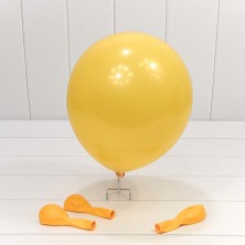 Шарики воздушные из латекса "Макарун" 12"/30см (100 шт.) 2,8г Оранжево-жёлтый 1/60 Арт: 14400/2