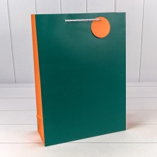 Пакет подарочный матовый Сине-зелёный 30*41,5*12 210г 1/20 1/80 Арт: 000280A/6