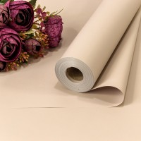 Плёнка 58см 800г матовая "Корейская" 65мкм Бледно-персиковый 1/12 Арт: 1838/7632