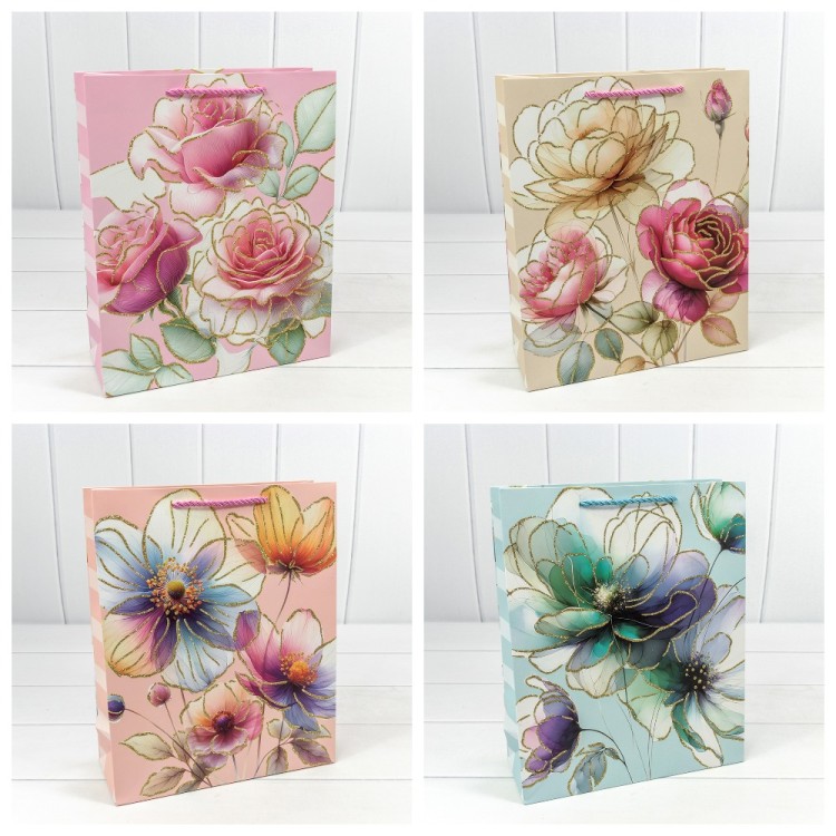 Пакет подарочный (микс 342) 26*32*12 210г 1/20 1/240 Арт: 000342C