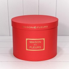 Коробки Круглые Набор 1/5 32*24,5 "Maison des Fleurs" Красный 1/4 Арт: 7215006/074