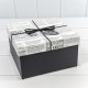 Коробки Квадратные Набор 1/3 21*21*12,3 с бантиком