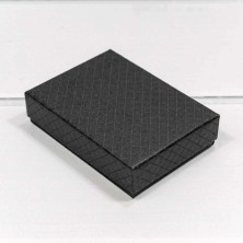 Коробка Прямоугольная 11*8*3,4 "Ромбики" Чёрный 1/12 1/240 Арт: 612811/7