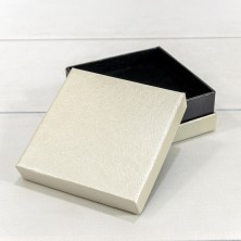 Коробка Квадратная 9*9*3,5 Шампань 1/6 1/120 Арт: 60999/3