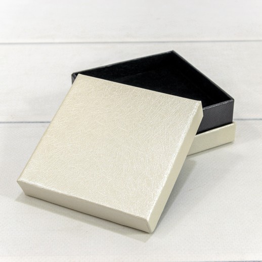 Коробка Квадратная 9*9*3,5 Шампань 1/6 1/120 Арт: 60999/3