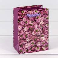 Пакет подарочный &quot;Цветы&quot; (микс) 8*11*5 1/20 1/800 Арт: 00019I - Пакет подарочный "Цветы" (микс) 8*11*5 1/20 1/800 Арт: 00019I