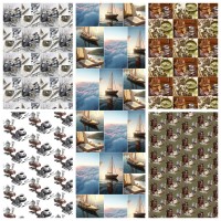 Бумага в листах 70*100 ±5% (25 шт.) 80г (микс 72) 1/10 Арт: 000402/72