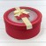 Коробки Круглые Набор 1/3 28*11,5 с окошком и бантом Красный 1/12 Арт: 721302/2