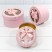 Коробки Круглые Набор 1/3 21*11,5 с окошком и бантом Розовый 1/18 Арт: 721303/1