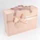 Коробка Прямоугольная 29*21*9,6 с ручками и выдвижным ящиком Розовый 1/36 Арт: 720822/1