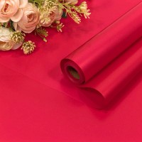 Плёнка 0,58*10м матовая "Корейская" 65мкм Малиновый 1/30 Арт: 1638/192