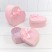 Коробки "Сердце" Набор 1/3 22,2*19,5*9 с бантом "Just For You" Розовый 1/12 Арт: 720621/2