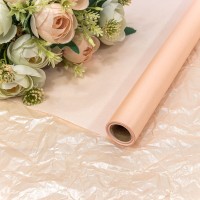 Бумага "Тишью" Водостойкая 0,5*10м 38г Абрикосовый 1/30 Арт: 0001200/29