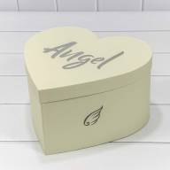 Коробки &quot;Сердце&quot; Набор 1/3 29*28*16 &quot;Angel&quot; Молочный 1/18 Арт: 720275/4 - Коробки "Сердце" Набор 1/3 29*28*16 "Angel" Молочный 1/18 Арт: 720275/4