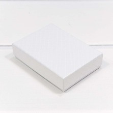 Коробка Прямоугольная 11*8*3,4 "Ромбики" Белый 1/12 1/240 Арт: 612118/2