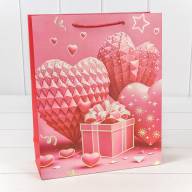 Пакет подарочный с тиснением "Сердца" (микс 110) 26*32*10 210г 1/20 1/240 Арт: 000110C - Пакет подарочный с тиснением "Сердца" (микс 110) 26*32*10 210г 1/20 1/240 Арт: 000110C