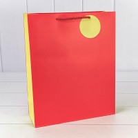 Пакет подарочный матовый Красный 26*32*10 210г 1/20 1/240 Арт: 000280C/3