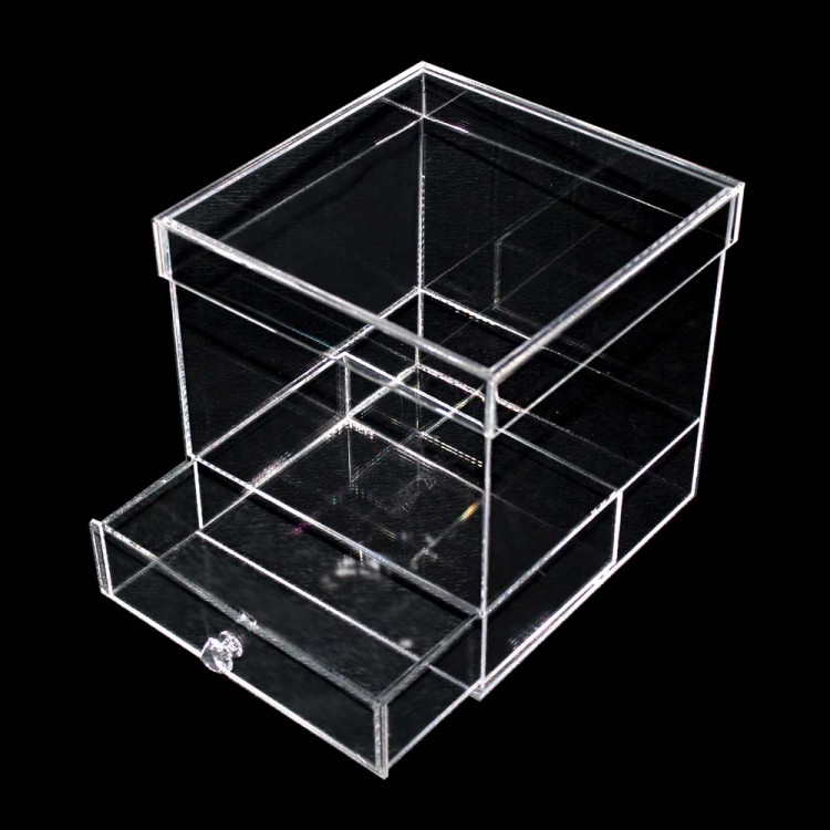 Коробка Из оргстекла 20*20*20 с ящиком Арт: 720-149/3