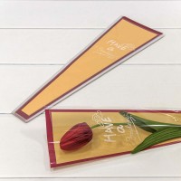 Плёнка в листах "Конус для цветов" 12,5*4*40 (30 шт.) Красная рамка 1/200 Арт: 001550/3