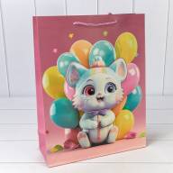 Пакет подарочный с 3D аппликацией &quot;Детский&quot; (микс 270) 30*41,5*12 210г 1/20 1/80 Арт: 000270A - Пакет подарочный с 3D аппликацией "Детский" (микс 270) 30*41,5*12 210г 1/20 1/80 Арт: 000270A