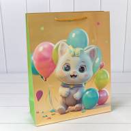 Пакет подарочный с 3D аппликацией &quot;Детский&quot; (микс 270) 30*41,5*12 210г 1/20 1/80 Арт: 000270A - Пакет подарочный с 3D аппликацией "Детский" (микс 270) 30*41,5*12 210г 1/20 1/80 Арт: 000270A