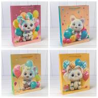 Пакет подарочный с 3D аппликацией &quot;Детский&quot; (микс 270) 30*41,5*12 210г 1/20 1/80 Арт: 000270A - Пакет подарочный с 3D аппликацией "Детский" (микс 270) 30*41,5*12 210г 1/20 1/80 Арт: 000270A