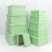 Коробки Прямоугольные Набор 1/10 34*26*15,3 Бледно-зелёный 1/6 Арт: 721604/1905