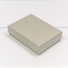 Коробка Прямоугольная 11*8*3,4 "Ромбики" Серый 1/12 1/240 Арт: 612118/6