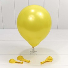 Шарики воздушные из латекса "Пастель" 10"/25см (100 шт.) 2,2г Жёлтый 1/70 Арт: 12200/9
